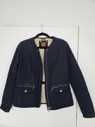 Kurtka Massimo Dutti granatowa pikowana rozm. S
