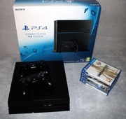 Konsola Sony PlayStation 4 (PS4) 1TB czarny + 2 kontrolery