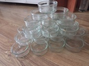 55 szt. szklane foremki np. do deserów