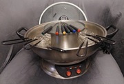 Garnek fondue warzywne,grill