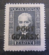 PORT GDAŃSK  Mościcki z nadrukiem Fi 20w * Gw. Jendroszek