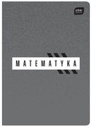 Zeszyt Brulion A5 w kratkę 80 kartek z marginesem Matematyka twarda oprawa