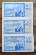 Bony IKEA 2011 rok po 20 zł zestaw 3 szt.