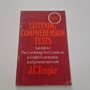 Listening Comprehension Tests; J.C. Templer ( Heinemann Educ. Books) 