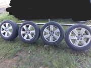 Felgi 17 cali Audi 5x112 z oponami zimowymi 225/55/17