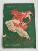 Program rewii Teatr Morskie Oko 1928, okładka Norblin, dużo reklam!