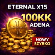 ETERNAL x15 ADENA 100KK Lineage 2 L2 Reborn Eternal x15 | NOWY SEZON BONUS
