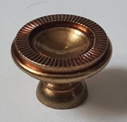 Gałka Meblowa 30 mm Retro Antyk Uchwyt Meblowy ZŁOTO MOSIĄDZ 10 sztuk