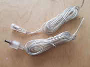 Złącze DC 5/21 skręcane z uszczelką wtyk gniazdo na przewodzie do LED IP68