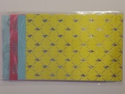 Naklejki Tekstylne STICKER A5 8szt. Srebrne Wzory 