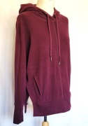 SWEATY BETTY bluza fiolet SX S M oversize kaptur