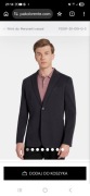 Marynarka Męska Pako Lorente 52 Slim Casual Dzianina 