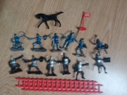 Zestaw średniowiecznych żołnierzy 12 sztuk