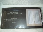 DWIE GRUBE ZASŁONY - 100% POLYESTER - 264/244 cm