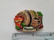 Magnes na lodówkę - 163g. MOŁDAWIA Piwniczka z winem