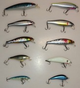 Woblery Zestaw 10 szt Rapala Bonito i inne
