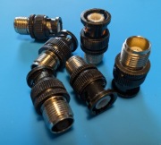 Nowy Adapter Przejściówka Wtyk BNC na Gniazdo TNC 50 Ohm