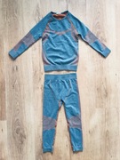 Komplet termiczny: koszulka + legginsy, rozm. 98/104.