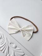 Nowa opaska bezuciskowa kokarda sesja boho noworodek