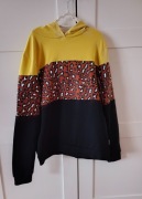 Bluza żółto brązowa w panterkę rozmiar 158