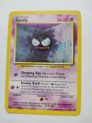 Pokemon Gastly base set 50/102 rok 1999 stan 3/6