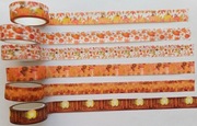 jesienny zestaw1 washi tape taśma ozdobna 5m scrapbooking