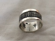 Srebrna obrączka - art.jewellery