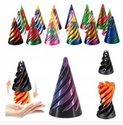 Spirala spiner stożek zabawka 3d rożek antystresowy fidget