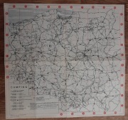 Polska camping mapa PRL 