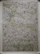 Mapa sztabowa 1:200 000 obaszru Poznań 