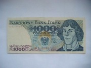 POLSKA Banknot 1000 zł 1982 r. Mikołaj Kopernik seria GS