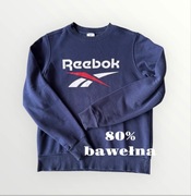 Bluza damska Reebok granatowa 80% bawełna sportowa rozmiar M