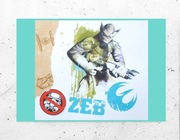 Zeb plakat star wars, gwiezdne wojny plakat  A4, fajny plakat dla chłopca