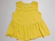 Vila bluzka żółta koronka gipiura S/36