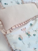 Zestaw do wózka, kołyski, kosza Mojżesza. Kołderka, poduszka 