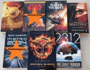 4 książki SCIFI 2312, Zabójcze Maszyny, Nieludzie, Igrzyska Śmierci