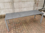 Stół rozkładany ogrodowy wodoodporny, stal + aluminium+szło ceramiczne
