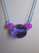 Naszyjnik kryształ duża kula kryształowa 2cm na święta prezent pod choinkę