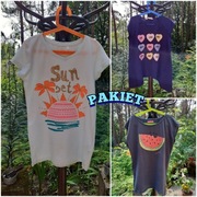 PAKIET trzech firmowych bluzek 