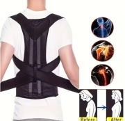 Korektor Postawy Orteza Pleców Regulowany Pas Podtrzymujący Lędźwie