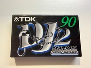 Kaseta TDK DJ2 - NOWA, ZAFOLIOWANA FABRYCZNIE, chromowe Typ II
