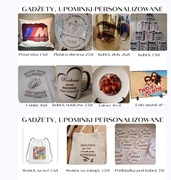 Gadżety, upominki personalizowane 