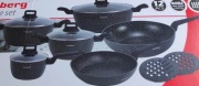 Garnki rondel patelnie zestaw garnków 12 el + dodatki