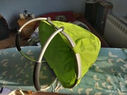 Torba lub Kosz materiałowy aluminiowy składany zielony