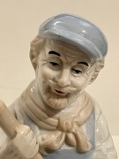 porcelana / ceramika PAN Z MIOTŁĄ I KOSZEM taiwan