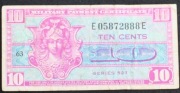 "USA  10 Cent 1954-58 "Military Certificate"......za 14,99 zł "
