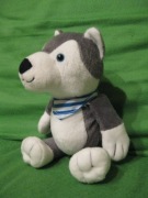 KINDER - Wilczek,wilk,młody husky-pluszak na prezent