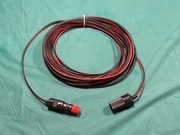 MARKOWY PRZEDŁUŻACZ GNIAZDA ZAPALNICZKI KABEL 15m