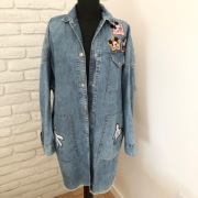 ZARA długi płaszcz jeans M. jakNOWY