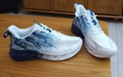 Buty sportowe męskie biało-niebieskie lekkie sneakersy rozmiar 42/45